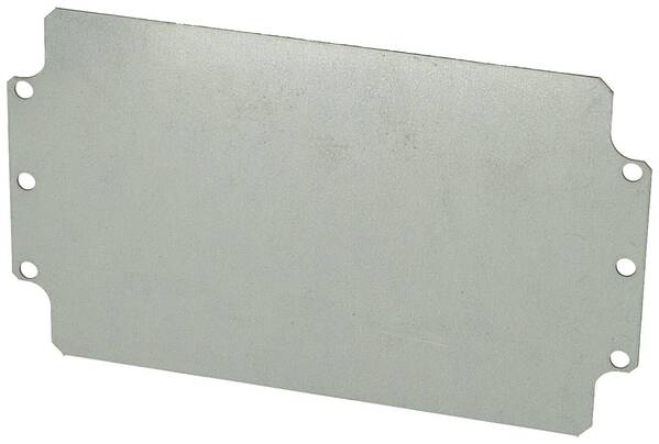 Fibox AM 1222 Montageplatte (L x B) 207 mm x 107 mm Aluminium Silber-Grau 1 St.