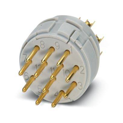 Kontakteinsätze mit Lötkontakten für Serie RC, UC und TC 1596856 RC-12P1N120000 Phoenix Contact Inhalt: 1 St.