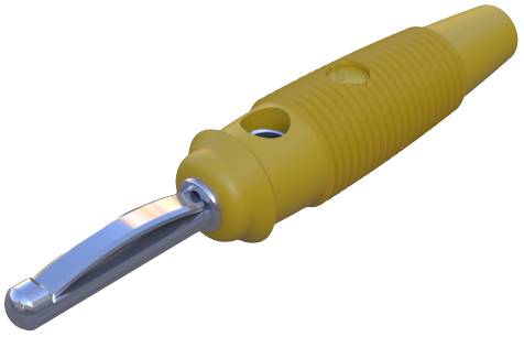 SKS Hirschmann VQ 30 Bananenstecker Stecker, gerade Stift-Ø: 4 mm Gelb 1 St.