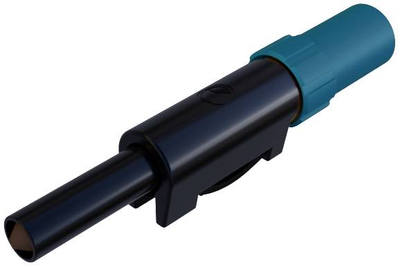 SKS Hirschmann SLS 20 B Laborstecker Stecker, gerade Stift-Ø: 4 mm Blau 1 St.