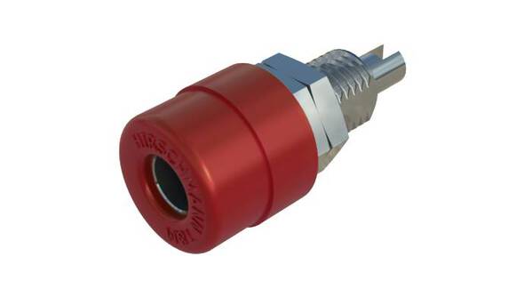 SKS Hirschmann BIL 20 rt Laborbuchse Buchse, Einbau vertikal Stift-Ø: 4 mm Rot 1 St.