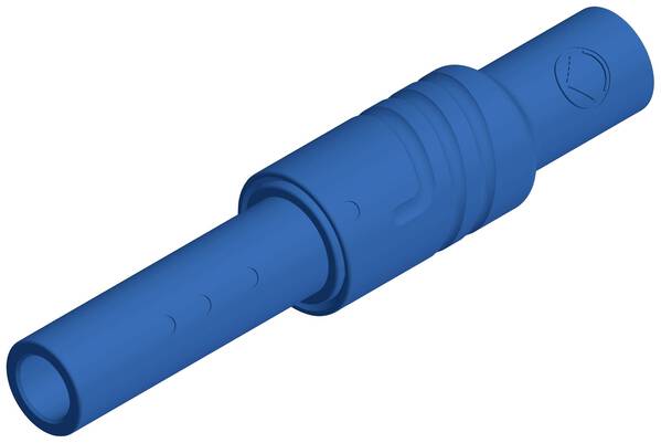 SKS Hirschmann KUN S Sicherheits-Lamellenbuchse Buchse, gerade Stift-Ø: 4 mm Blau 1 St.