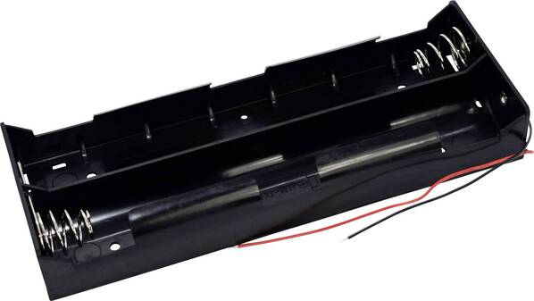 Takachi SN 1-6 Batteriehalter 6x Mono (D) Kabel (L x B x H) 196.2 x 72.3 x 28.8 mm