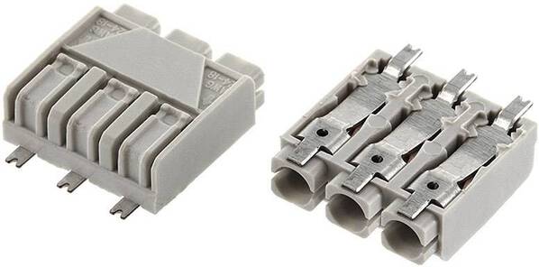 TRU COMPONENTS LEDV10BU3GR Verbinder 320 V Kupfer-Beryllium Tape cut 1 St.