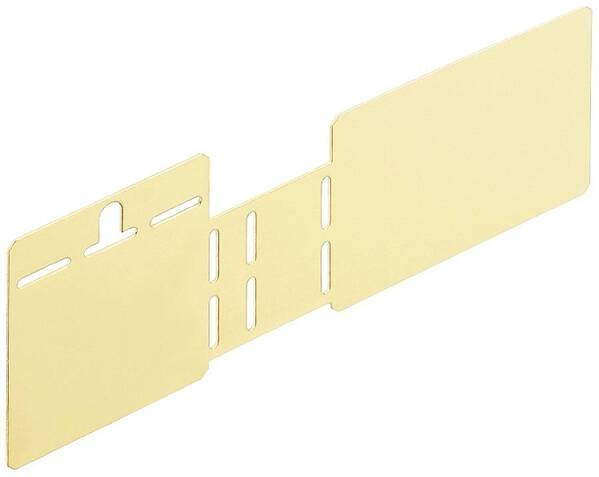 Weidmüller KLIPPON COPL 081606 Erdungsplatte (L x B) 181 mm x 33.5 mm Messing Messing 1 St.