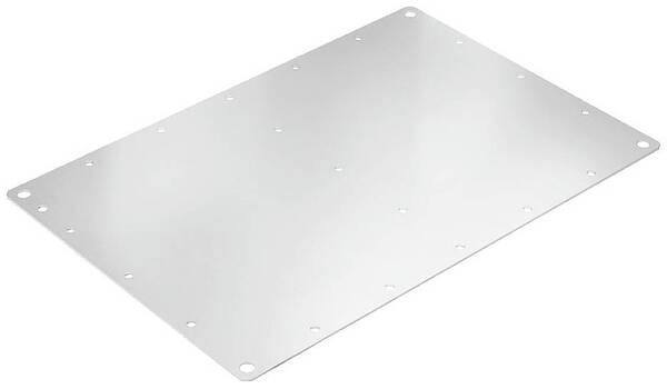 Weidmüller KTB MOPL 5535 MSZN H Montageplatte (L x B) 495 mm x 289 mm Stahlblech Silber 1 St.