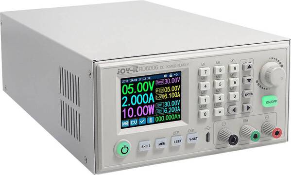 Joy-it Labornetzgerät, einstellbar 0 - 60 V 0 - 6 A 400 W USB, WiFi fernsteuerbar, programmierbar Anzahl Ausgänge 2 x