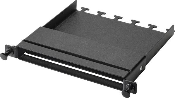 Renkforce RF-4746646 10 Zoll Netzwerkschrank-Systemchassis Ausziehbar Geeignet für Schranktiefe: 300 mm Schwarz
