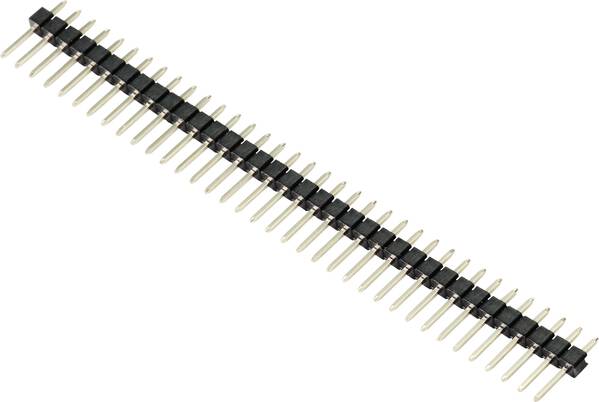 TRU COMPONENTS TC-9556676 Stiftleiste Rastermaß: 2.54 mm Polzahl Gesamt: 36 Anzahl Reihen: 1 1 St.