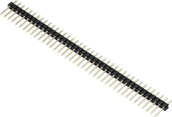 TRU COMPONENTS TC-9556692 Stiftleiste (Standard) Anzahl Reihen: 1 Polzahl je Reihe: 40 1 St.