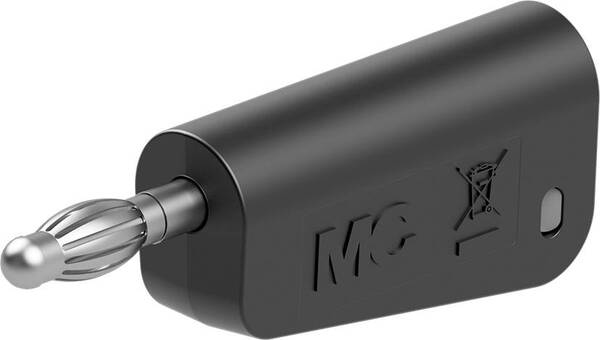 Stäubli LQ-4N-30 Laborstecker Stecker Stift-Ø: 4 mm Schwarz 1 St.