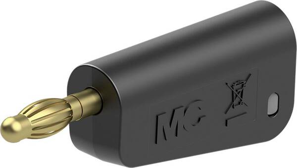 Stäubli LQ-4A-39 Laborstecker Stecker Stift-Ø: 4 mm Schwarz 1 St.