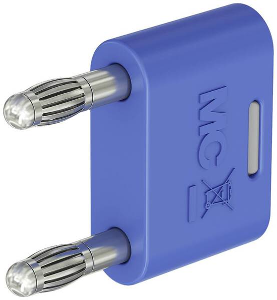 Stäubli KS-4N-19 Verbindungsstecker Blau Stift-Ø: 4 mm Stiftabstand: 19 mm 1 St.