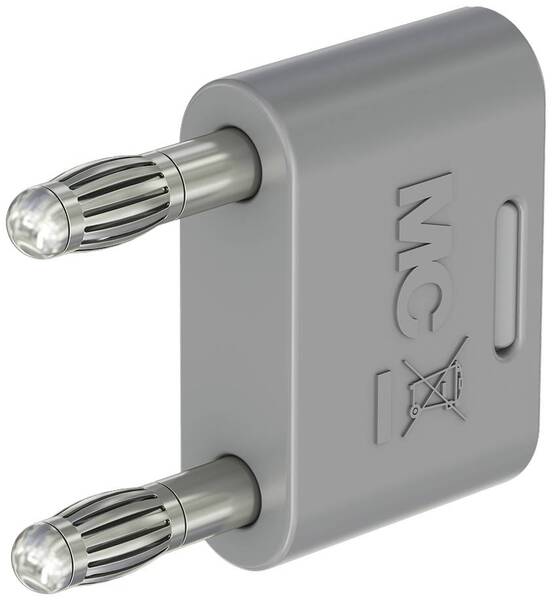 Stäubli KS-4N-19 Verbindungsstecker Grau Stift-Ø: 4 mm Stiftabstand: 19 mm 1 St.