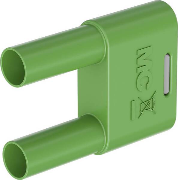 Stäubli SKS-4N-19 Verbindungsstecker Grün Stift-Ø: 4 mm Stiftabstand: 19 mm 1 St.