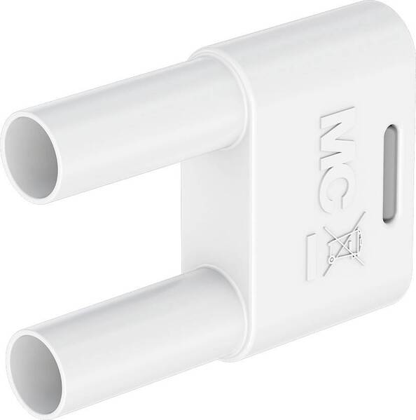 Stäubli SKS-4N-19 Verbindungsstecker Weiß Stift-Ø: 4 mm Stiftabstand: 19 mm 1 St.