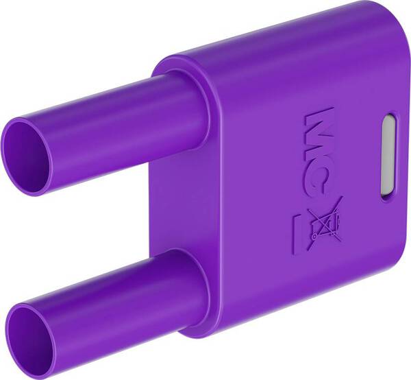 Stäubli SKS2-4N-19 Verbindungsstecker Violett Stift-Ø: 4 mm Stiftabstand: 19 mm 1 St.