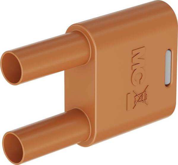 Stäubli SKS2-4N-19 Verbindungsstecker Orange Stift-Ø: 4 mm Stiftabstand: 19 mm 1 St.
