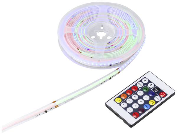 Sygonix SY-5773494 LED-Lichtleiste mit Stecker 230 V 5000 mm RGB 1 St.