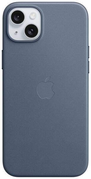 Apple Finewoven Case Backcover Apple iPhone 15 Plus Pazifikblau Induktives Laden, Stoßfest MT4D3ZM/A