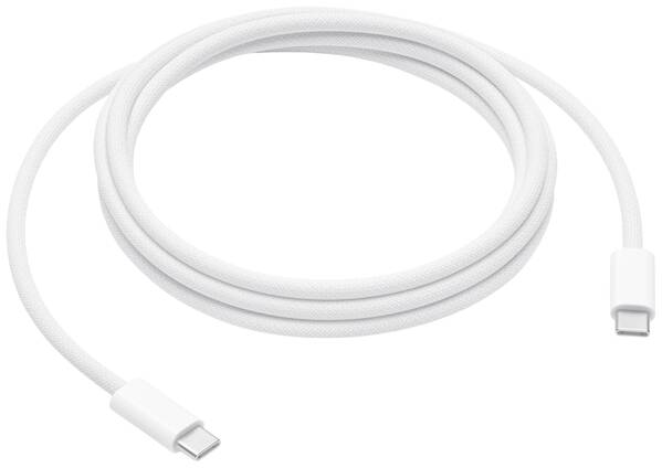 Apple 240 W USB-C Charge Cable (2 m) Ladekabel [1x USB-C® Stecker - 1x USB-C® Stecker] 2.00 m Weiß