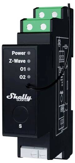 Shelly Wave Pro Shutter Rollladenaktor Z-Wave