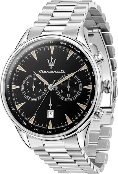 Maserati Quarz Armbanduhr R8873646004 Silber Gehäusematerial=Edelstahl Material (Armband)=Edelstahl