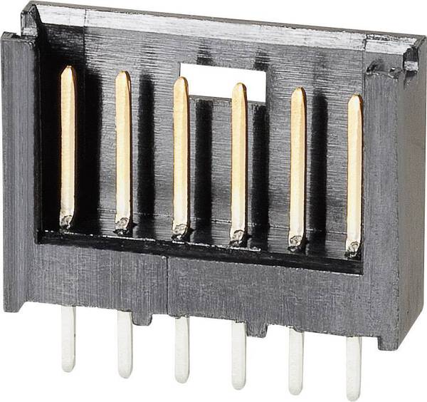 TE Connectivity Stiftleiste (Standard) AMPMODU MOD II Polzahl Gesamt 8 Rastermaß: 2.54 mm 280373-1 1 St.