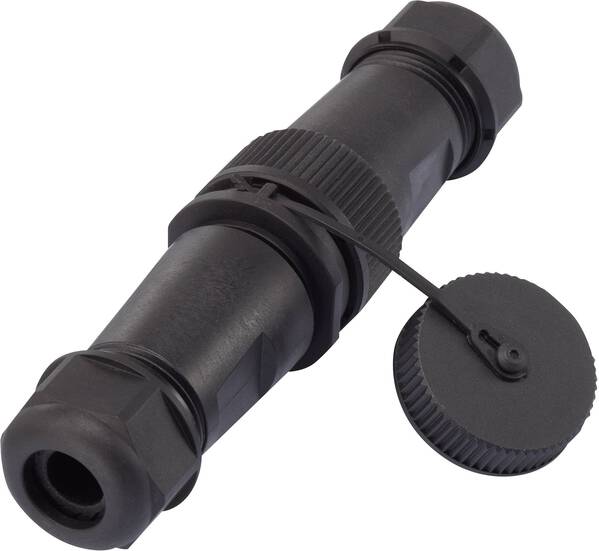 TRU COMPONENTS 1094581 Rundstecker Adapter Stecker, gerade, Buchse, gerade Gesamtpolzahl: 4 1 St.