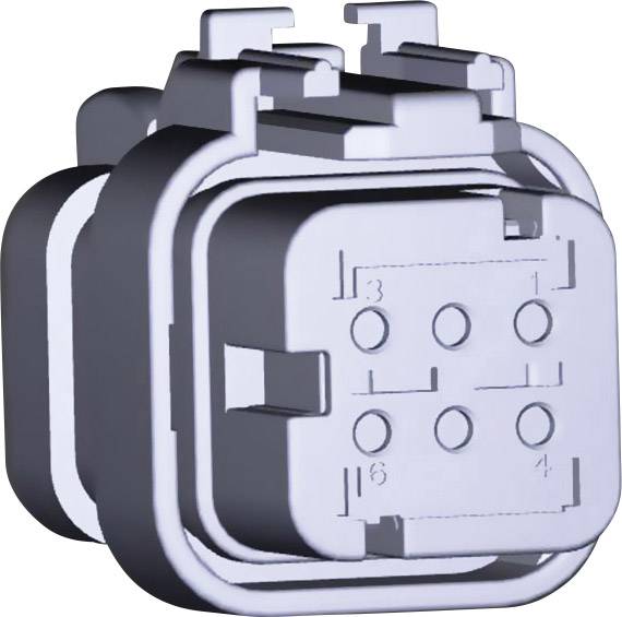 TE Connectivity Buchsengehäuse-Kabel AMPSEAL16 Polzahl Gesamt 6 776433-1 1 St.