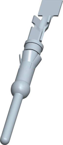 TE Connectivity 1-66103-8 Rundstecker Einzelkontakt Stiftkontakt Gesamtpolzahl: 1 Serie (Rundsteckverbinder): CPC 1 St.