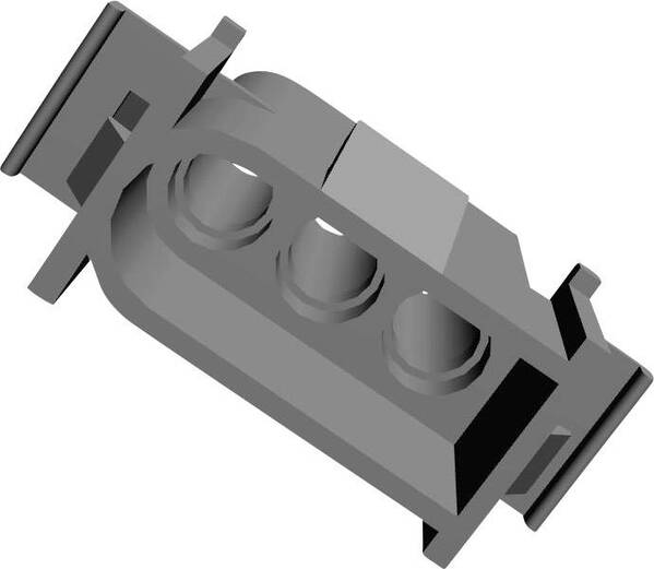 TE Connectivity Buchsengehäuse-Kabel .140 MATE-N-LOK Polzahl Gesamt 3 1-350347-0 1 St.
