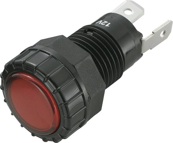 TRU COMPONENTS 1587991 LED-Signalleuchte Rot 12 V/DC 120 mcd