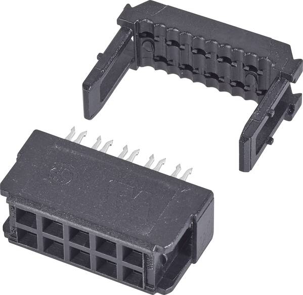 TE Connectivity 1-1658623-0 Buchsenleiste Rastermaß: 2.54 mm Polzahl Gesamt: 50 Anzahl Reihen: 2 1 St.