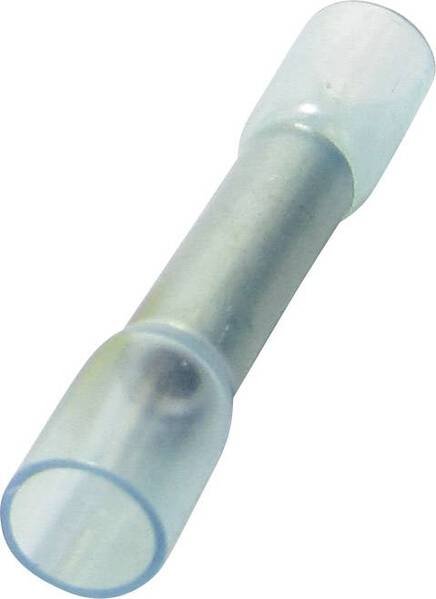 TRU COMPONENTS 1583023 Stoßverbinder mit Schrumpfschlauch 1.50 mm² 2.50 mm² Vollisoliert Blau 1 St.