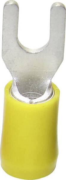 TRU COMPONENTS 1582988 Gabelkabelschuh 4 mm² 6 mm² Loch-Ø=4.30 mm Teilisoliert Gelb 1 St.