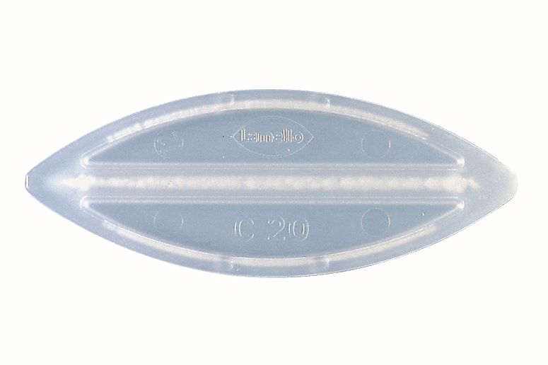 LAMELLO C10 transparente Lamelle, 300 Stück, 145012
