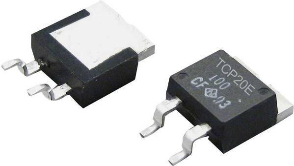 TRU COMPONENTS TCP20E-A4R30FTB Hochlast-Widerstand 4.3 Ω SMD TO-263/D2PAK 35 W 1 % 1 St.