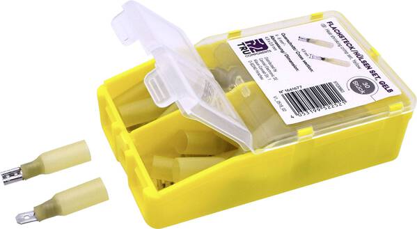 TRU COMPONENTS TC-6646708 Quetschverbinder-Sortiment 4 mm² 6 mm² Gelb 60 St.