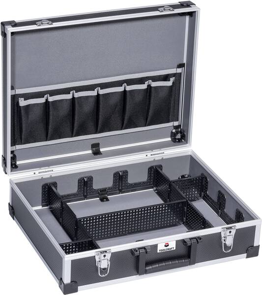 TOOLCRAFT TO-5075259 Universal Werkzeug-Pilotenkoffer unbestückt (B x H x T) 355 x 145 x 445 mm