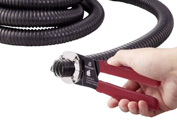 TOOLCRAFT TO-5343276 Schlauchschneider Geeignet für (Abisoliertechnik) Kunststoffrohre, Schläuche 28 mm