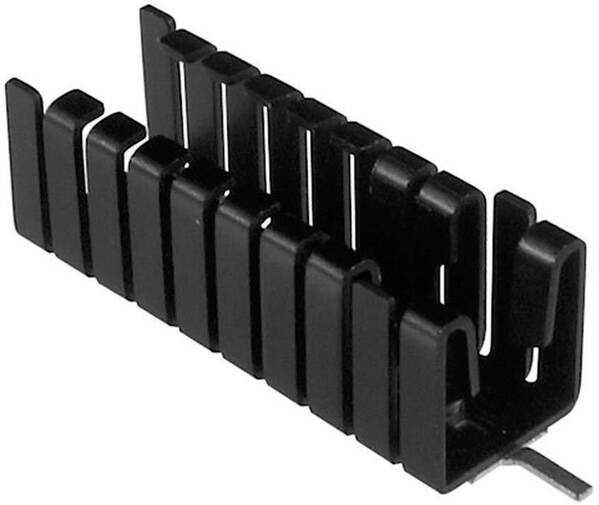 TRU COMPONENTS 1586620 TC-V8508D-203 Kühlkörper 16 K/W (L x B x H) 38.1 x 12.8 x 12.7 mm TO-220