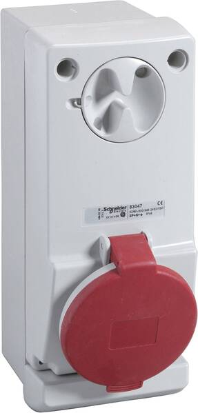 Schneider Electric 83036 83036 CEE Wandsteckdose 16 A 415 V 1 St.