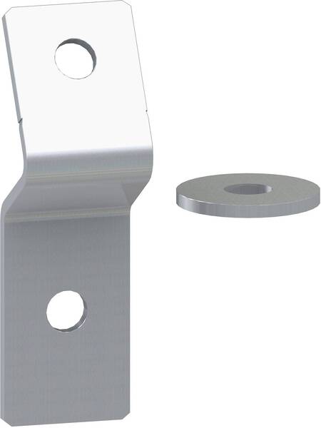 Schneider Electric NSYEDCO Montagematerial (B x H) 130 mm x 20 mm Zinkmetall 1 St.
