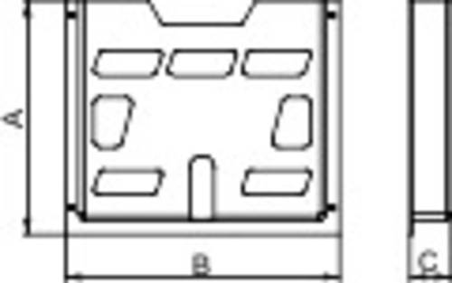 Schneider Electric NSYDPA3 Dokumentenhalter Polystyrol Lichtgrau (RAL 7035) (L x B x H) 35 x 476 x 285 mm 1 St.