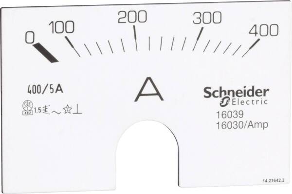 Schneider Electric 16039 16039 Schneider 16039 Skala 0-400A Dreheisen