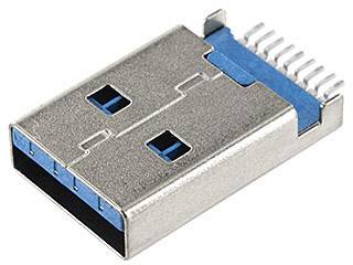USB Steckverbinder Stecker, Einbau horizontal U3SAMT econ connect Inhalt: 1 St.