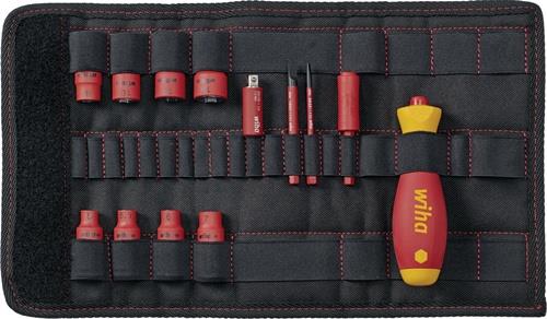 WIHA Werkzeugsatz Slim Vario® electric 13-tlg.m.Wechselkl.VDE isol.WIHA