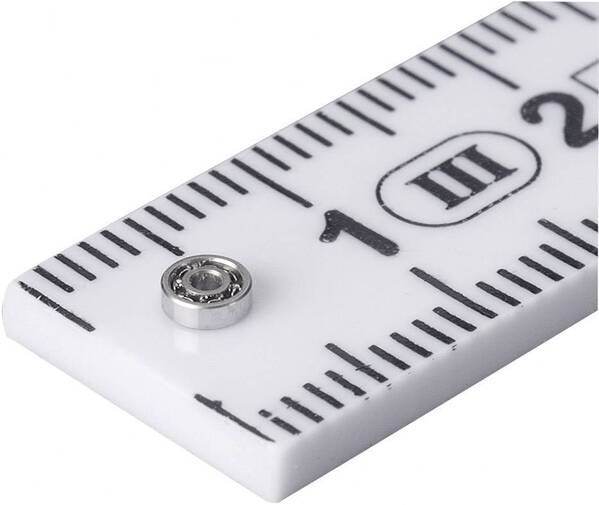 Reely Miniaturkugellager Chromstahl Innen-Durchmesser: 1 mm Außen-Durchmesser: 3 mm Drehzahl (max.): 150000 U/min