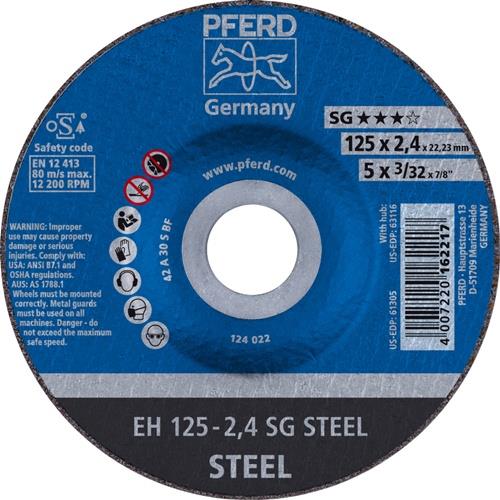 PFERD Trennscheibe SG STEEL D115x1mm ger.STA Bohr.22,23mm PFERD